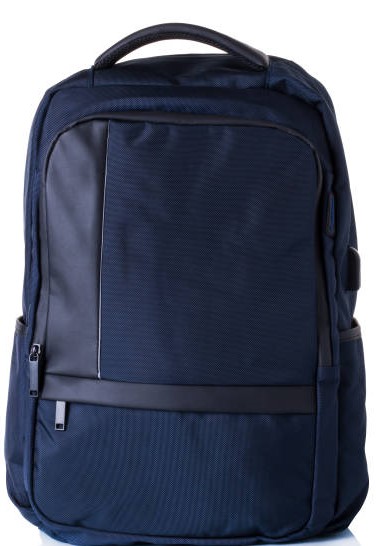 blue backpack